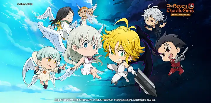 The Seven Deadly Sins: IDLE — Android game banner