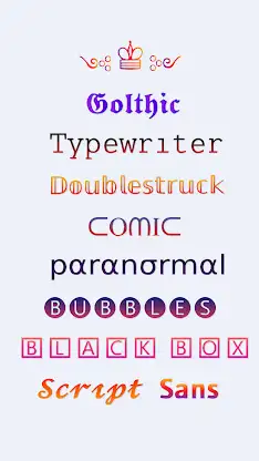 Fancy Fonts - Stylish Text screenshot 1