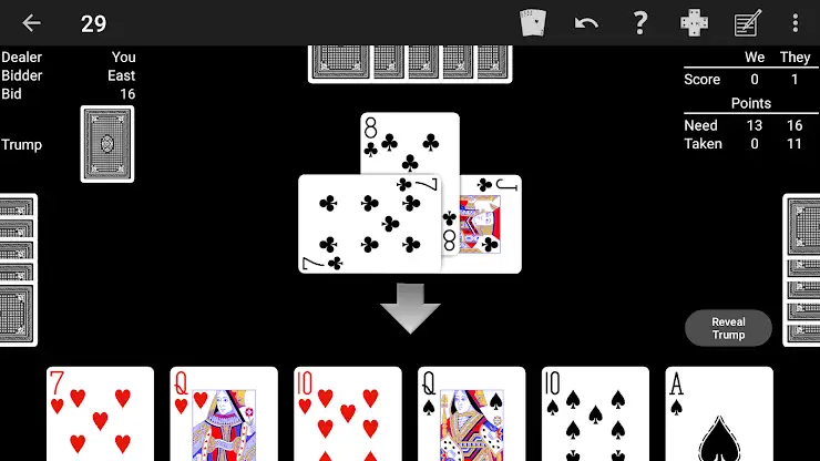 29 Card Game - Expert AI screenshot 6