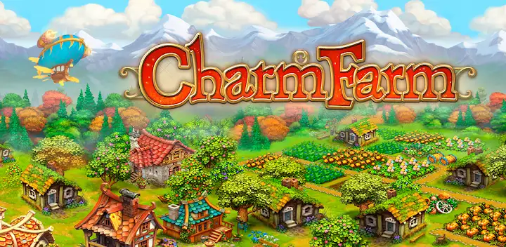Charm Farm: Village Games — Android game banner
