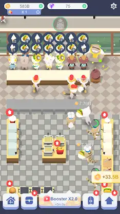 Cat Chef : food venture screenshot 1