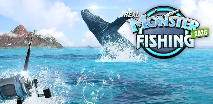 Monster Fishing 2026 — Android game banner