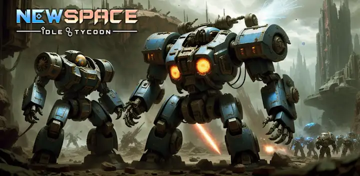 Newspace : idle Tycoon — Android game banner