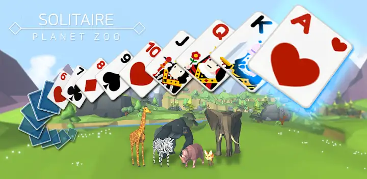 Solitaire : Planet Zoo — Android game banner