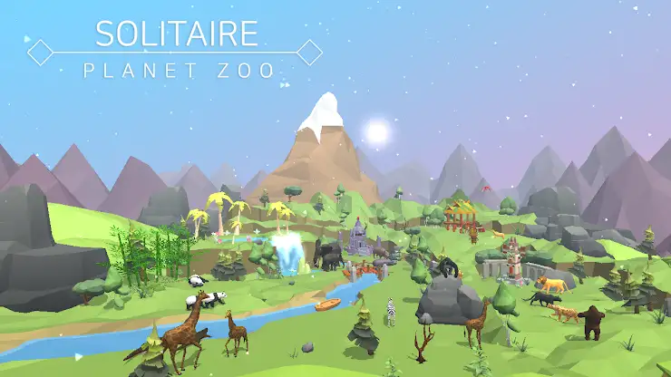 Solitaire : Planet Zoo screenshot 8