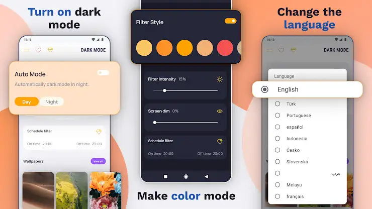 Dark Mode: Night Mode All Apps screenshot 6