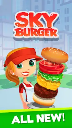 Sky Burger 🍔 Endless Hamburge screenshot 1