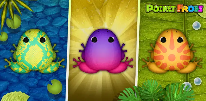 Pocket Frogs: Tiny Pond Keeper — Android game banner