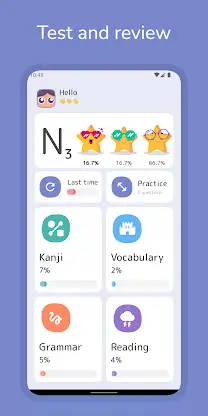 JLPT: Practice N1-N4 screenshot 1