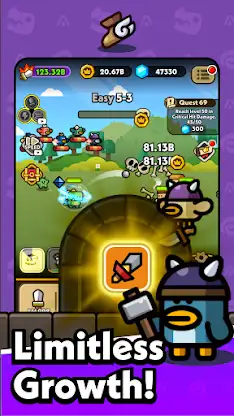 Hero Dino: Idle RPG screenshot 3