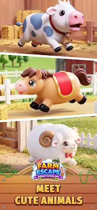 Farm Escape: Animal Puzzle screenshot 2
