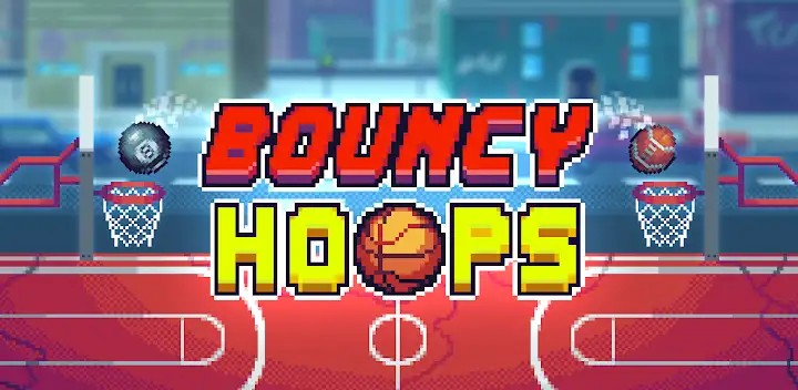 Bouncy Hoops — Android game banner