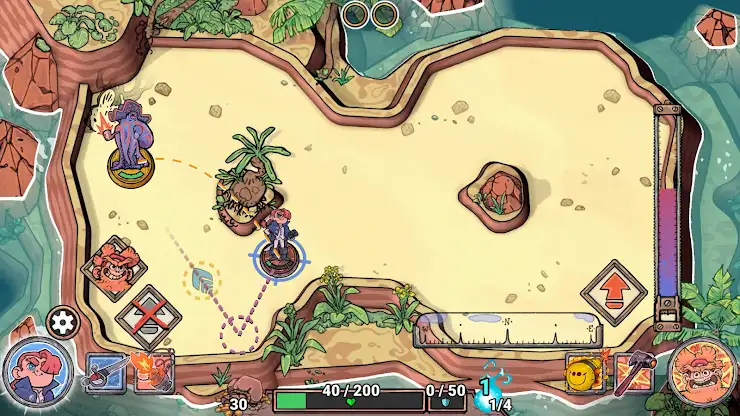 Flick Shot Rogues screenshot 1