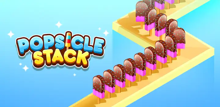 Popsicle Stack — Android game banner