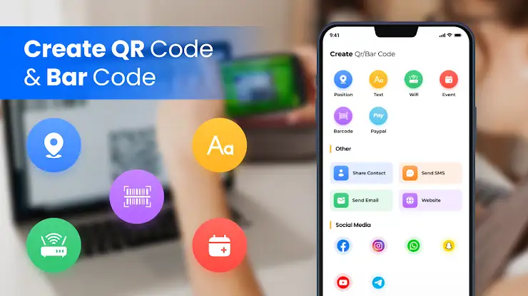 Smart QR Scan - Biz Card Maker screenshot 2
