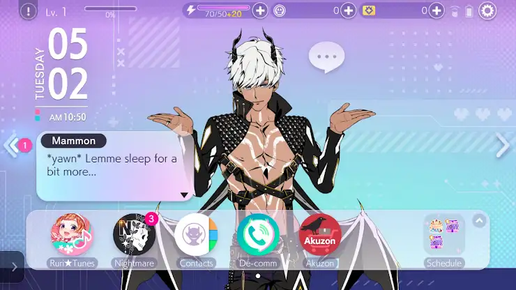 Otome Games Obey Me! NB screenshot 3