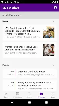 NYU Mobile screenshot 4