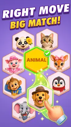 Hexa Picture Associations screenshot 3