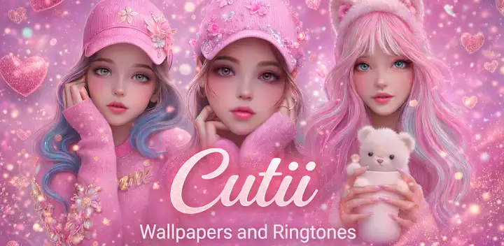 Cute Girly Wallpapers — Android app banner