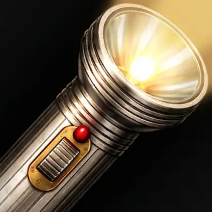 Old Metal Flashlight screenshot 1
