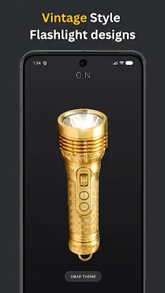 Old Metal Flashlight screenshot 4