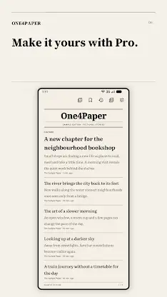 One4Paper: RSS News Reader screenshot 6