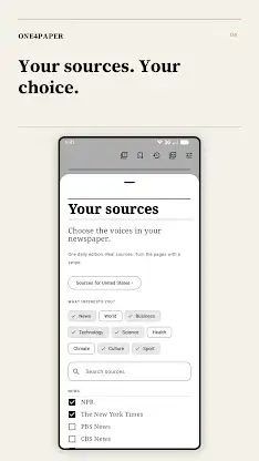 One4Paper: RSS News Reader screenshot 4
