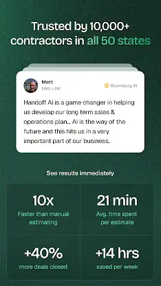 Handoff Construction Estimator screenshot 8
