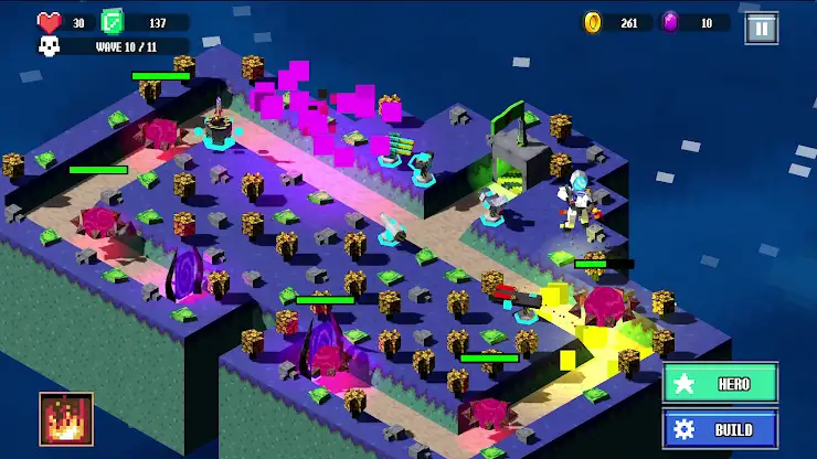 Cosmic Towers - Tower Defense screenshot 1