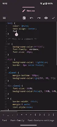 Oojao Code - text file editor screenshot 4