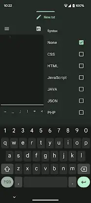 Oojao Code - text file editor screenshot 8