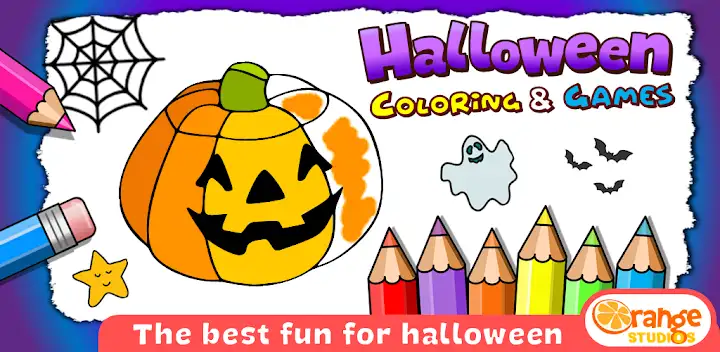 Halloween - Coloring & Games — Android game banner