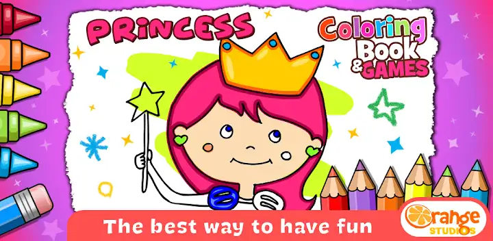 Princess Coloring Book & Games — Android game banner