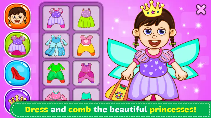 Princess Coloring Book & Games screenshot 7