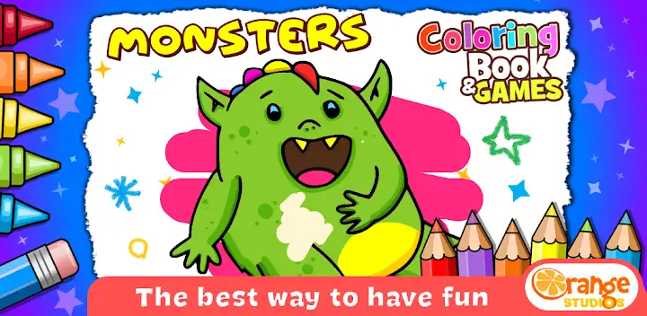 Fantasy Coloring Book & Games — Android game banner