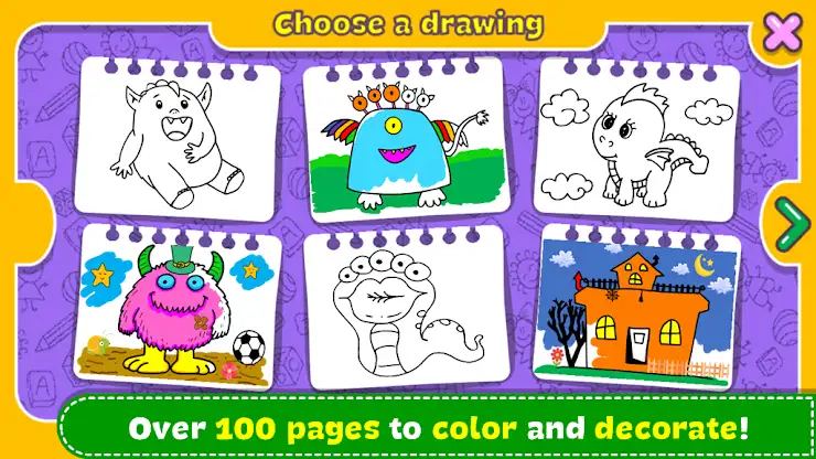 Fantasy Coloring Book & Games screenshot 3