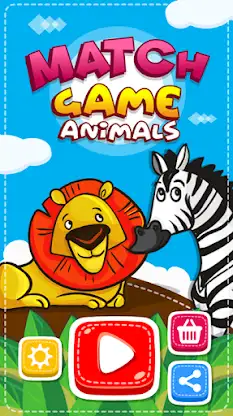 Match Game - Animals screenshot 1