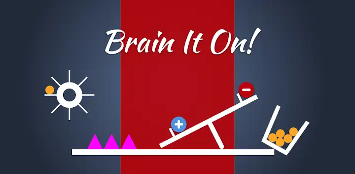Brain It On! - Physics Puzzles — Android game banner