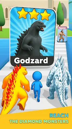 Monster Draft : Merge Runner screenshot 5