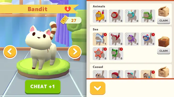 Idle Pet Shelter - Cat Rescue screenshot 6