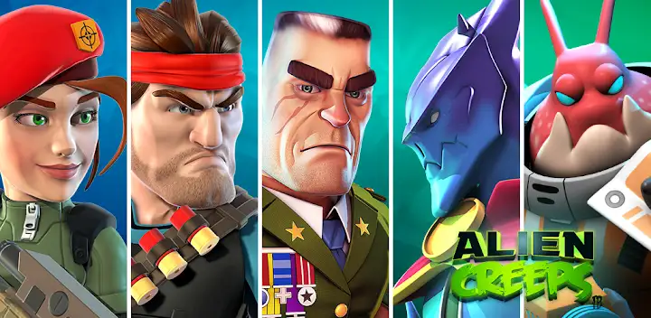 Alien Creeps TD — Android game banner
