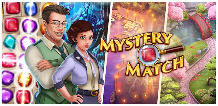 Mystery Match - Puzzle Match 3 — Android game banner
