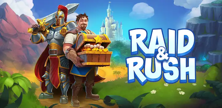 Raid & Rush - Heroes idle RPG — Android game banner