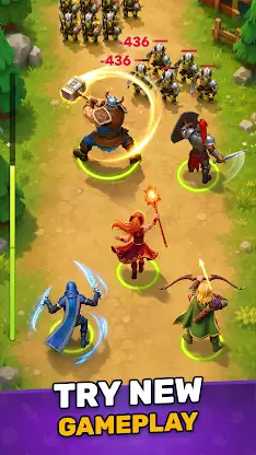 Raid & Rush - Heroes idle RPG screenshot 1