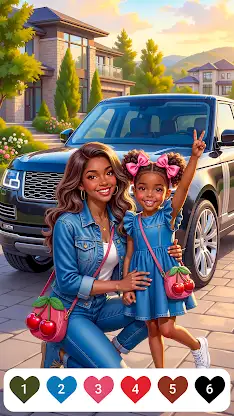 Black Lifestyle Coloring Book screenshot 3