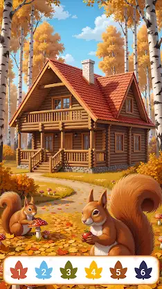 Autumn Season Color by Number screenshot 5