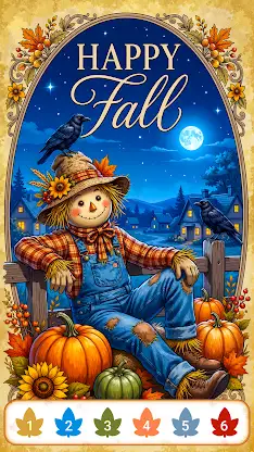 Autumn Season Color by Number screenshot 1