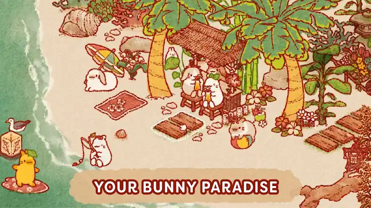 Usagi Shima: Cute Bunny Game screenshot 3