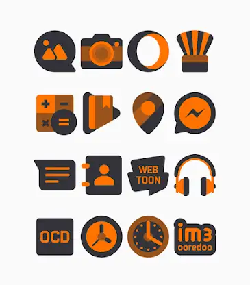 Pumpkin - Orange Icon Pack screenshot 3