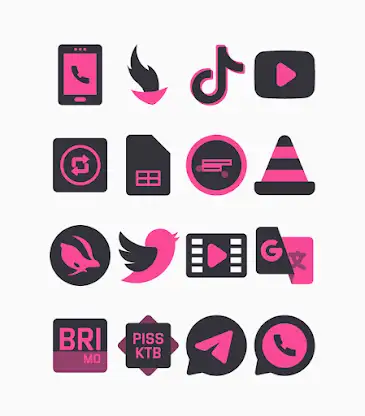 Strawberry - Pink Icon Pack screenshot 5